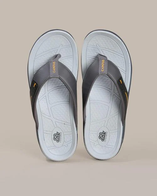 Men SL-413 Round-Toe Thong-Strap Flip-Flops