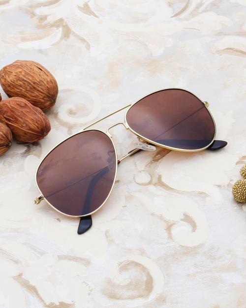 9014-C3 Full-Rim Polarized Aviators