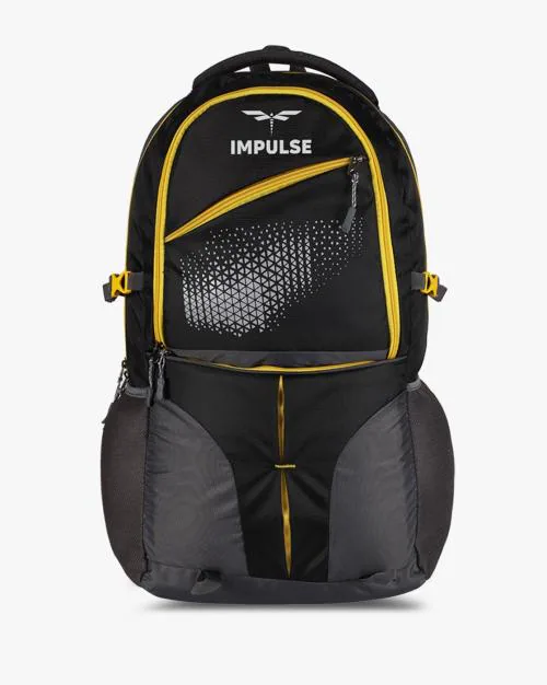 Men Printed Water-Resistant Travel Backpack