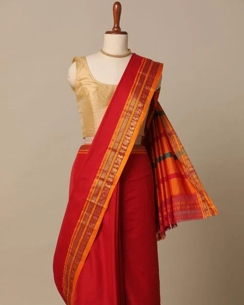 Dharwad Mercerised Cotton Saree