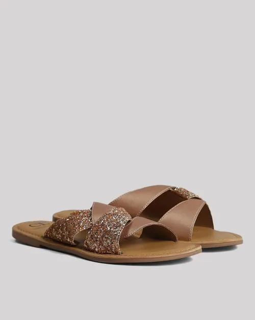 Women Embellished Flat Sandals