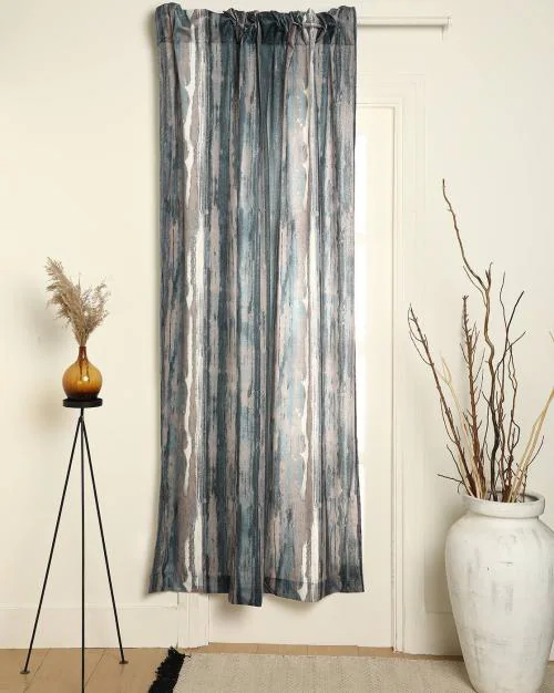 Printed Super Soft Velvet Door Curtain