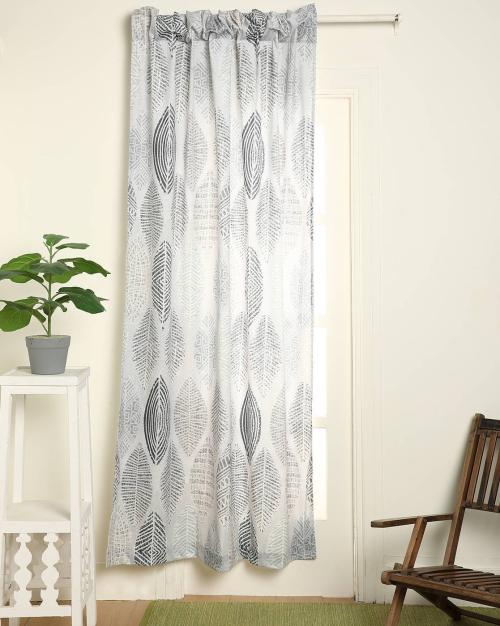 Printed Super Soft Velvet Door Curtain