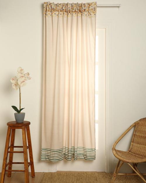 Printed Super Soft Velvet Door Curtain