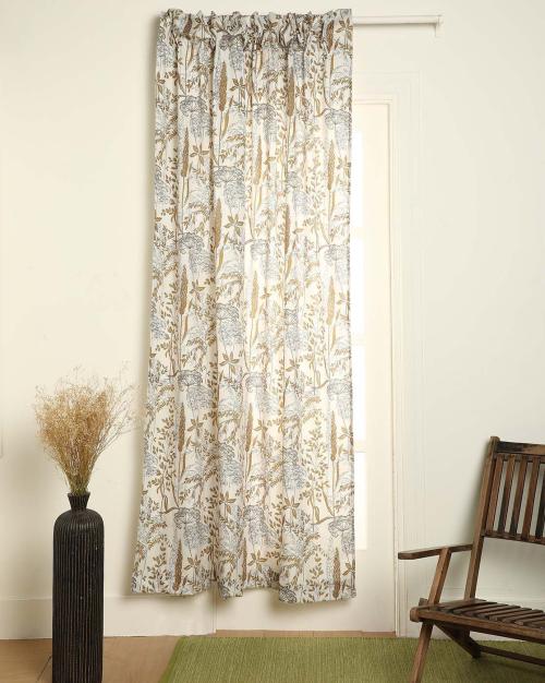 Printed Super Soft Velvet Door Curtain