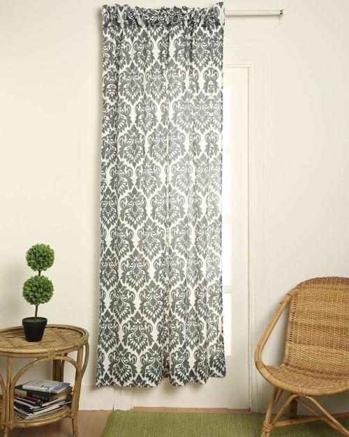 Printed Super Soft Velvet Door Curtain