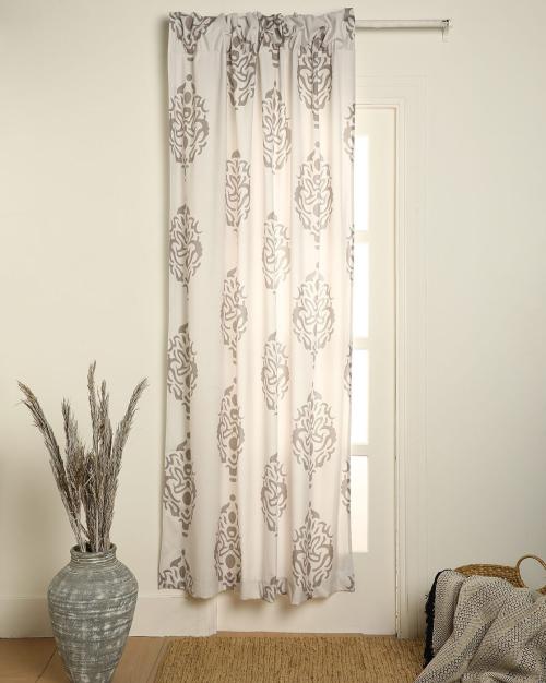 Printed Super Soft Velvet Door Curtain