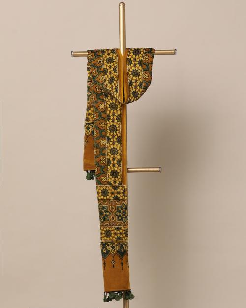 Kutch Handblock Print Ajrak Pure Modal Dupatta