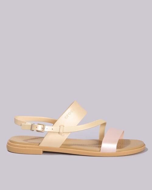 Tulum Shimmer Strappy Slingback Sandals