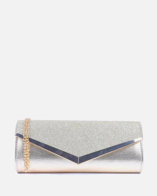 Women Envelope Clutch with Chain Strap