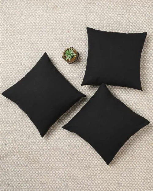 Buy Set of 3 South Cotton Velcro Cushion Covers in 16" x 16" Online at