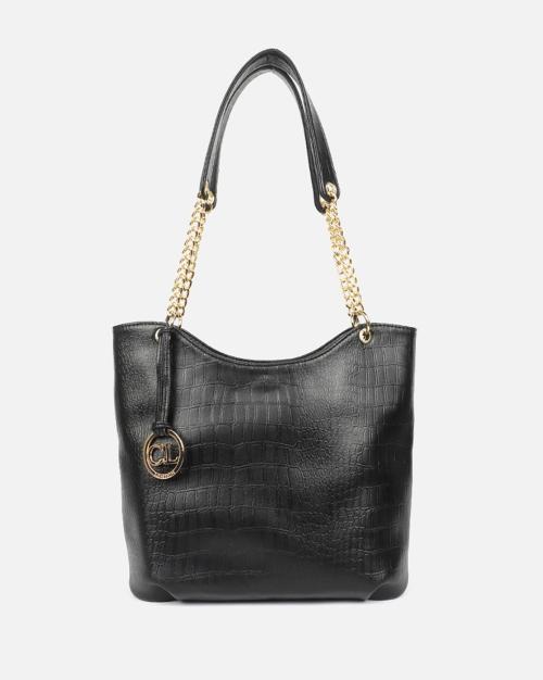 Women Croc-Embossed Tote Bag