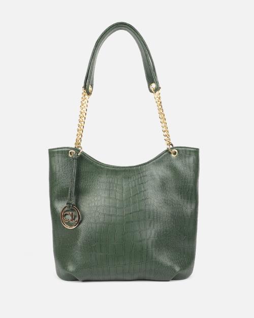 Women Croc-Embossed Tote Bag