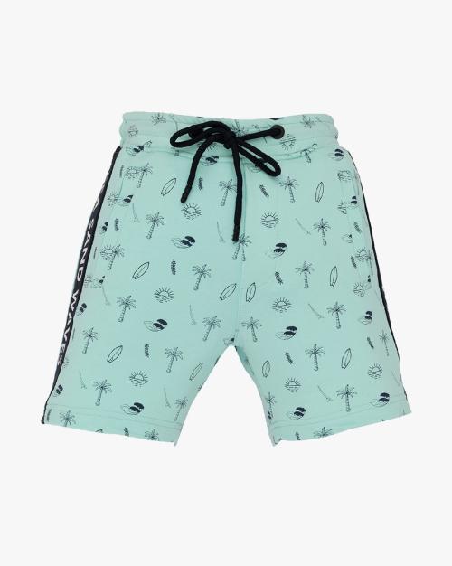 Tropical Print Shorts