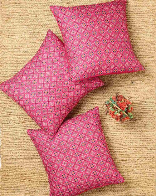 Buy Set of 3 Digital Print Cushion Covers Online at Best Prices in