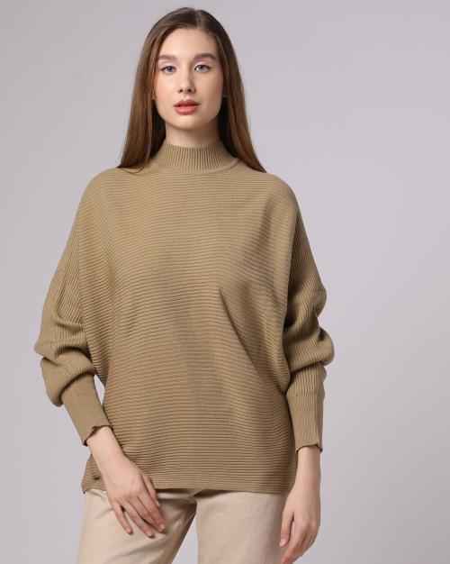 Women Dolman Sleeve Sweater