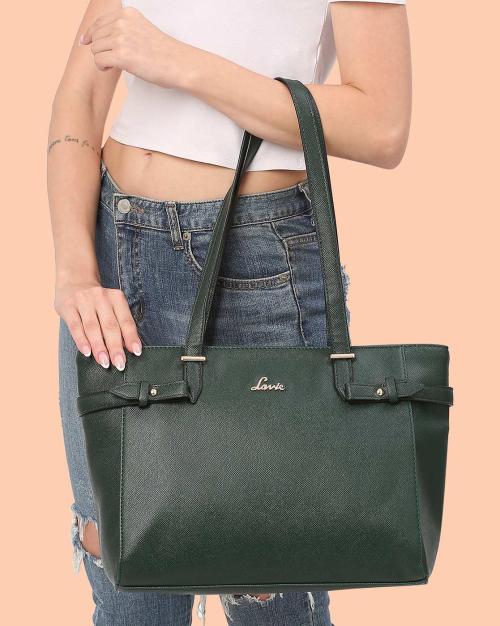 Women Tote Bag with Zip Closure