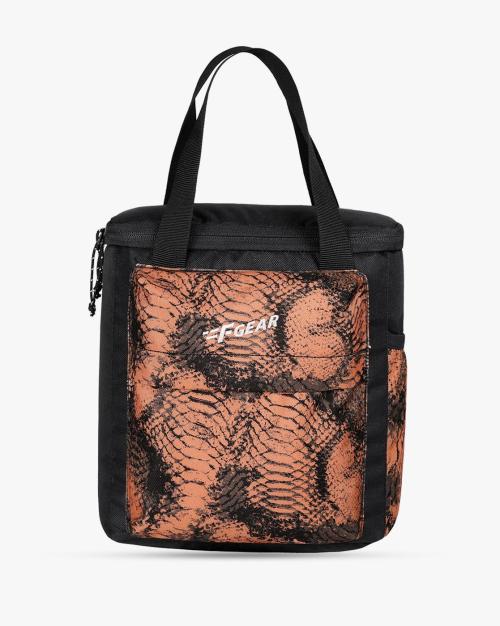 Men Animal Print Utility Bag