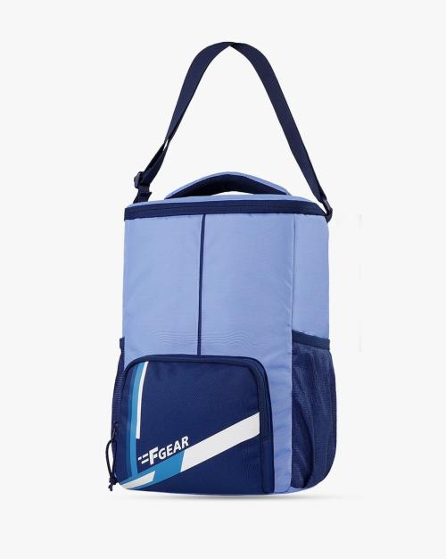 Men Colourblock Water-Resistant Lunch Bag