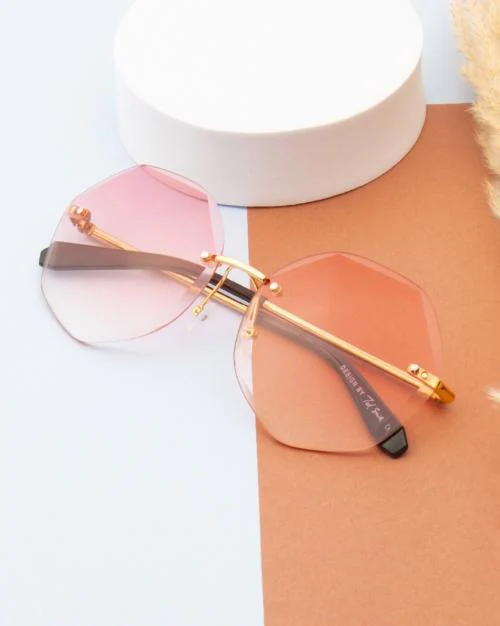 Men UV-Protected Geometric Sunglasses-5079-C2