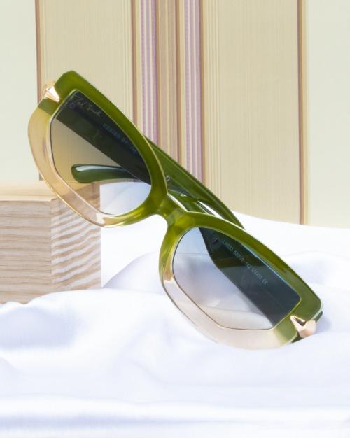 Women Cat-Eye Sunglasses - LH033-GRN