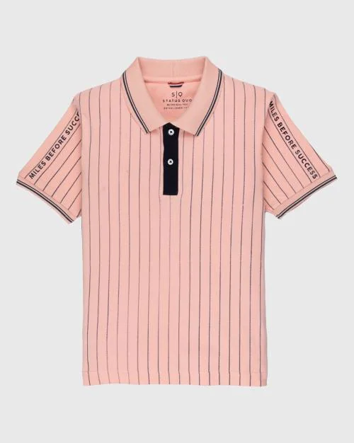 Striped Polo T-Shirt