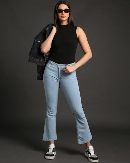 High-Rise Boot Cut Jeans