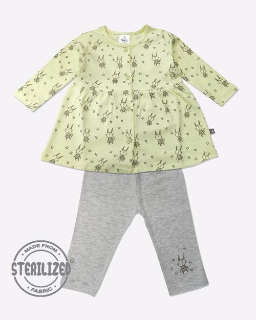 Printed Top & Pants Set