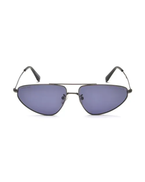 Men UV Protection Triangle Sunglasses - IRS1236C2PSG-N