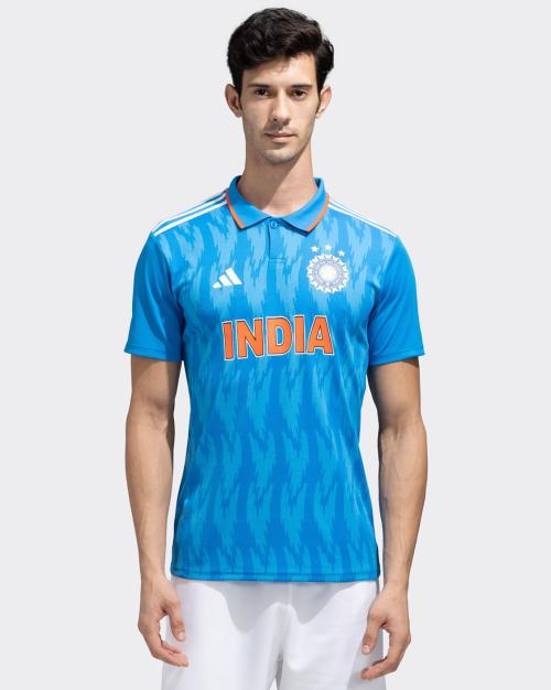 Regular Fit Cricket Odi Fan Jersey Polo T-Shirt