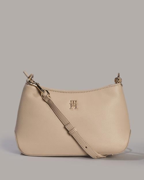 Women Sling Bag with Brand Metal Accent