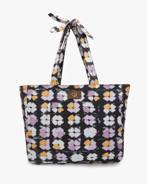 Women Geometric Print Tote Bag
