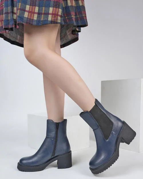 heeled chelsea boots ladies
