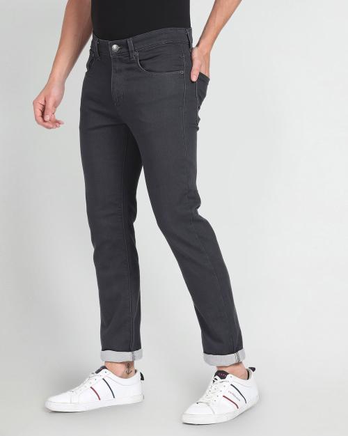 Mid-Rise Skinny Fit Jeans