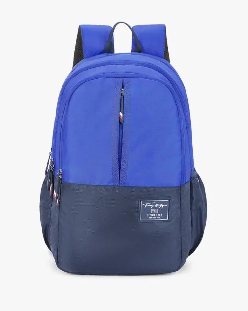 Men Colourblock Laptop Backpack