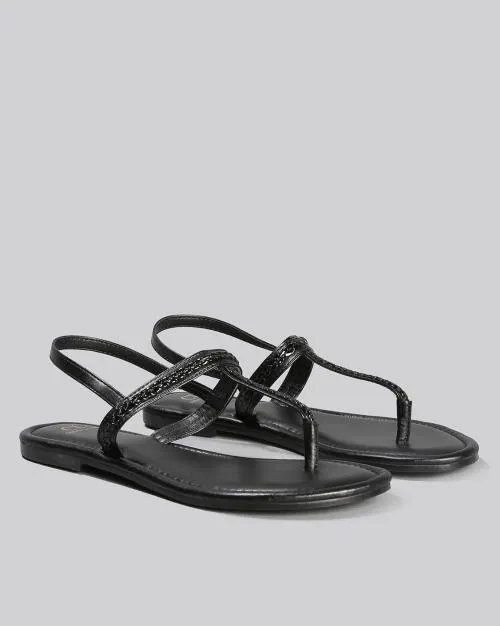 Women T-Strap Flat Sandals