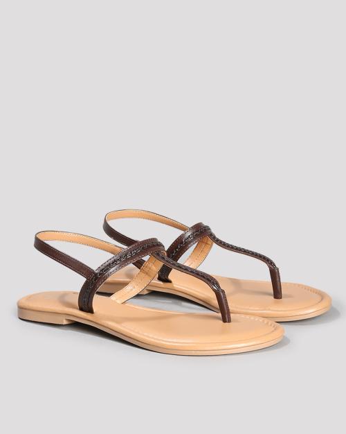Women T-Strap Flat Sandals