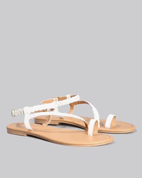 Women Toe-Ring Flat-Sandals