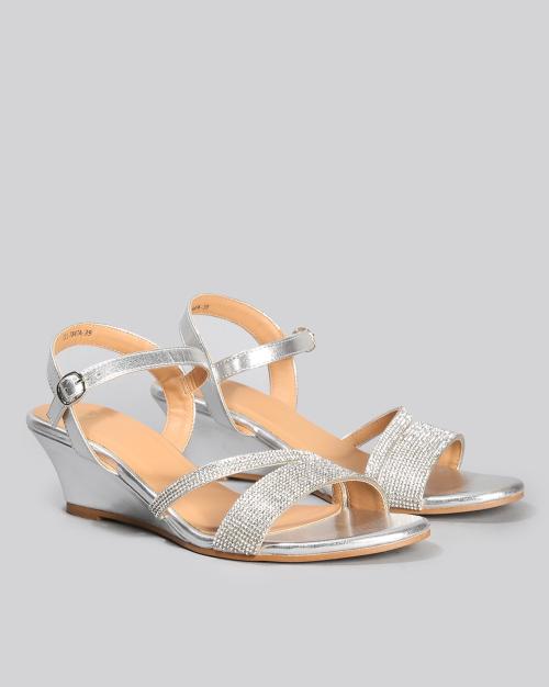 Women Embellished Wedges