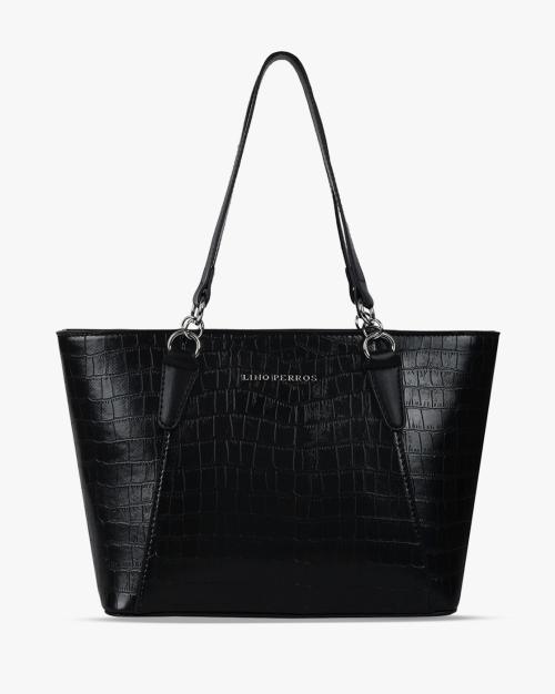 Women Croc-Embossed Tote Bag