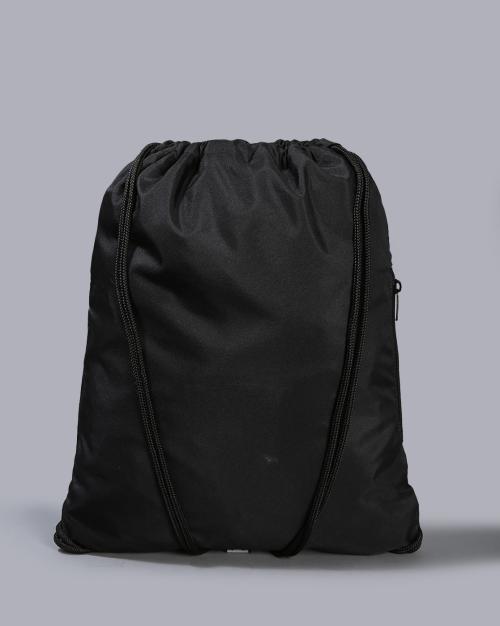 Men Brand Print Drawstring Bag