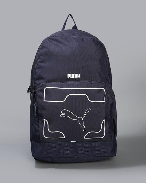 Men Logo Print Everyday Backpack