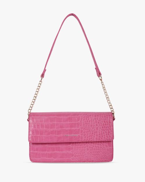 Women Croc-Embossed Shoulder Bag