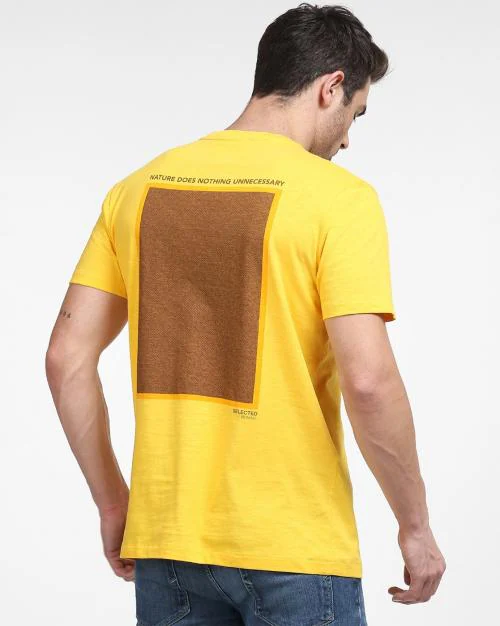 Men Graphic Print Regular Fit Crew-Neck T-Shirt