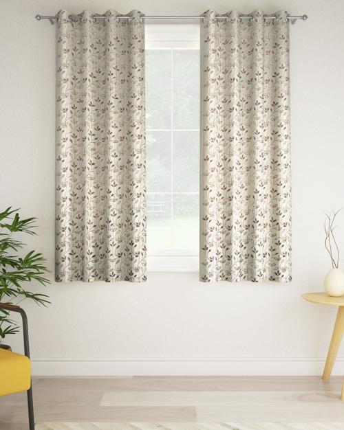 Set of 2 Printed Window Curtains
