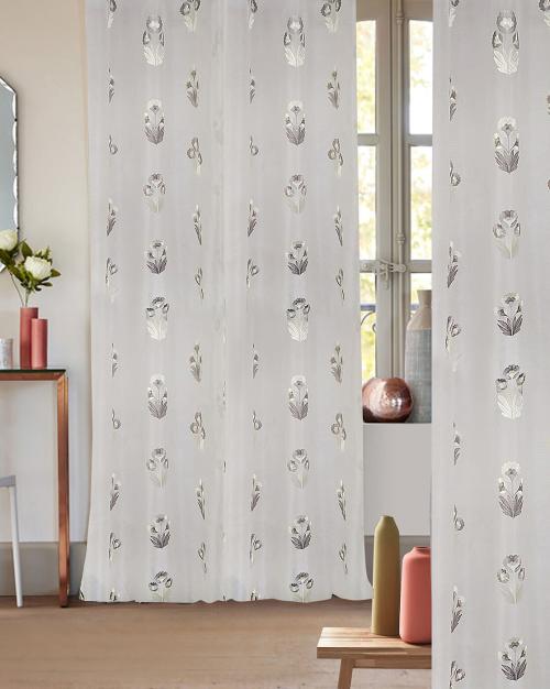 Set of 2 Printed Window Curtains