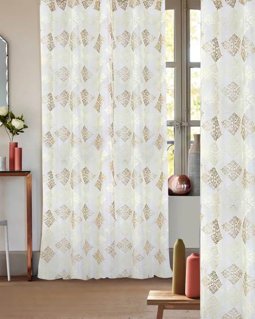 Set of 2 Printed Window Curtains
