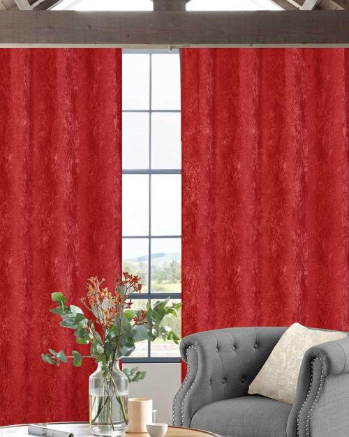 Set of 2 Textured Door Curtains
