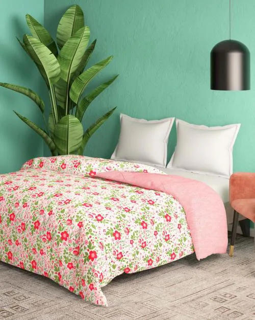 300 GSM Floral Print Double Comforter