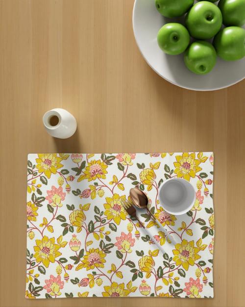 4 Pc Table Mat Set